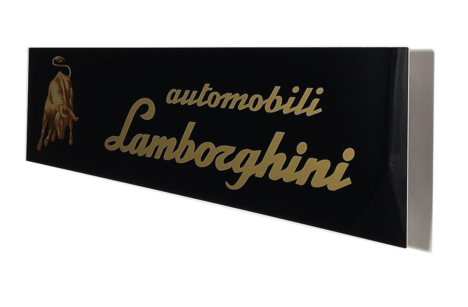 Lamborghini Automobilia Metal Sign, Banner Style