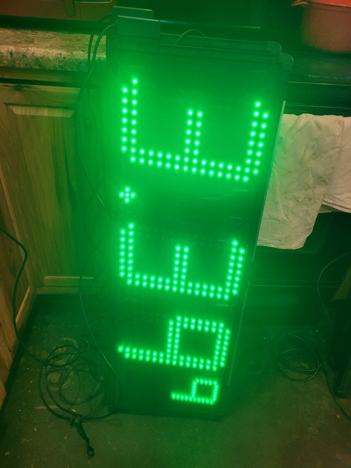 39×13 Numeritex Gas Station Display Sign LED Light GTG-12