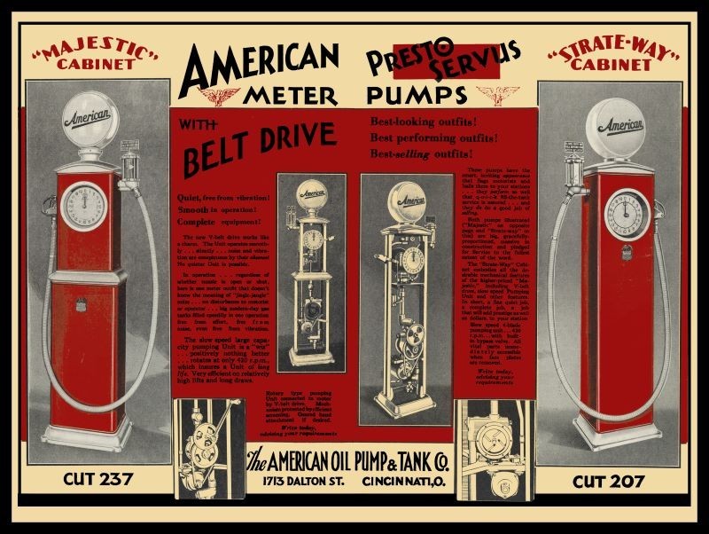 1930 American Oil Pump & Tank Presto Service NEW METAL SIGN: 12×16 Ships Free