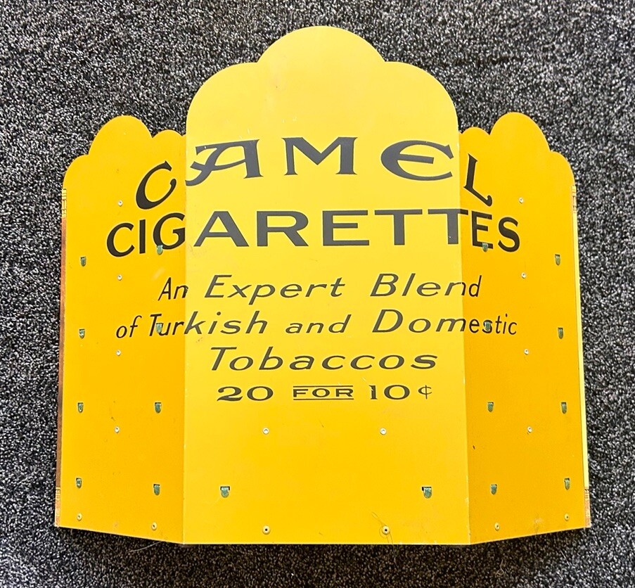 Camel Cigarette Zippo Countertop Display Tobacco Metal RJ Reynolds