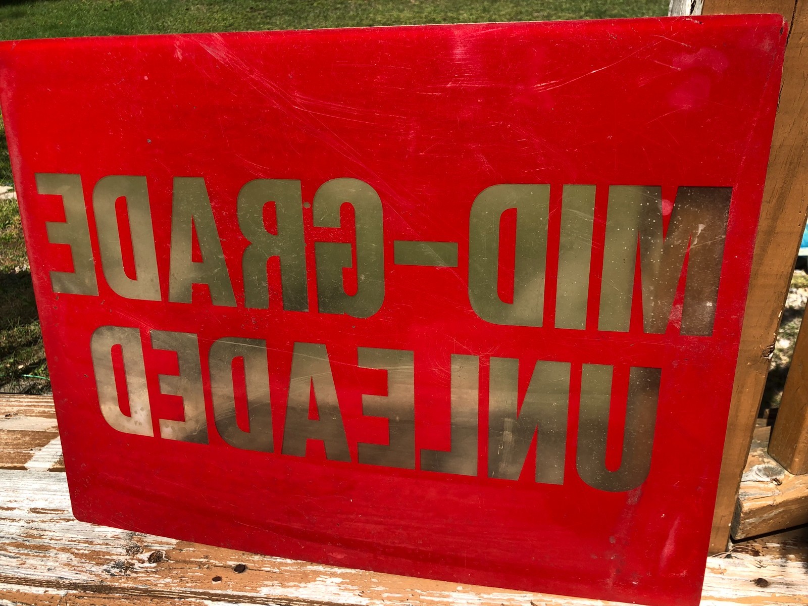 Vintage Gas Station Sign Gas Pump