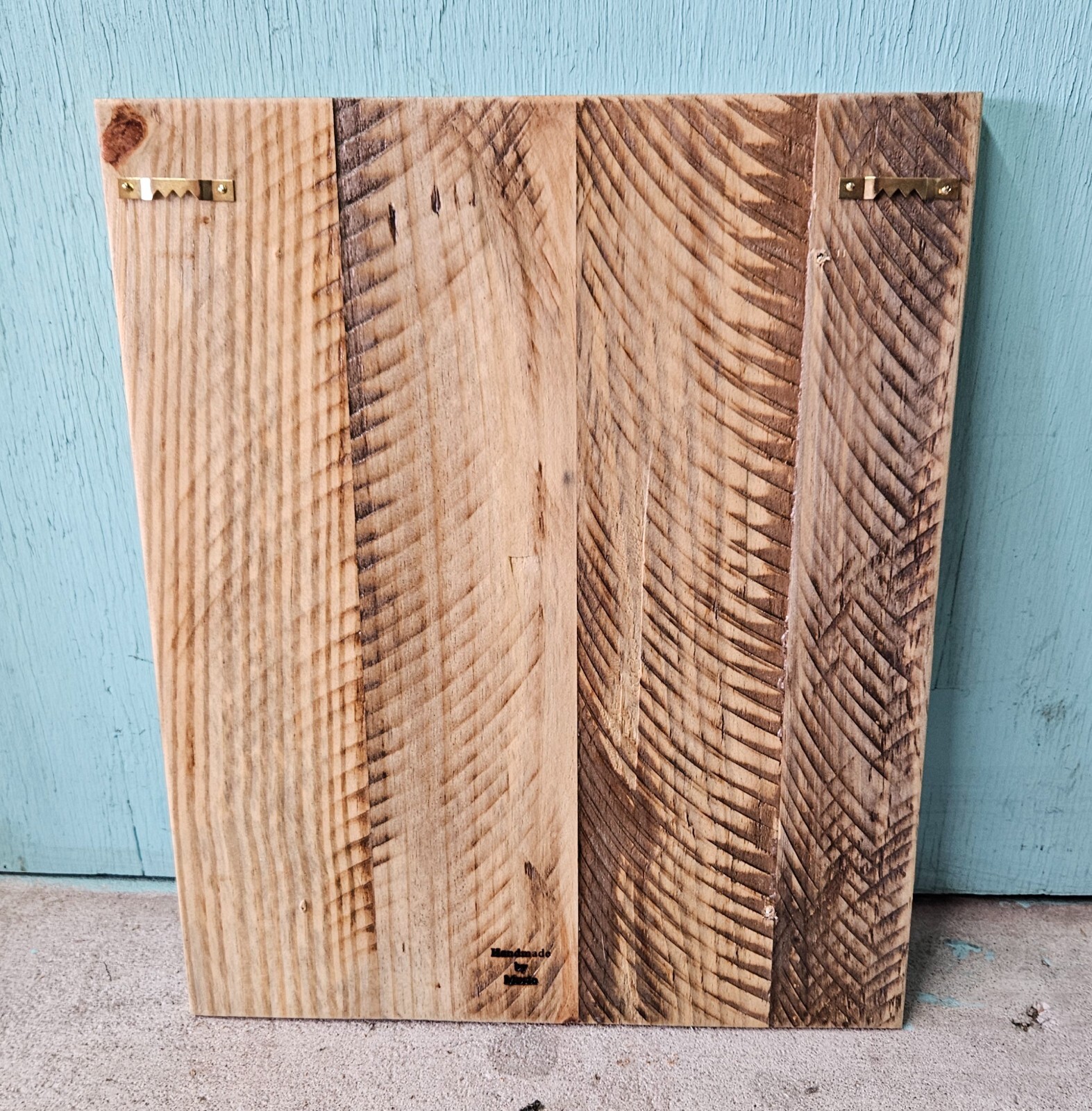 Standard Red Crown Sign on wood backer