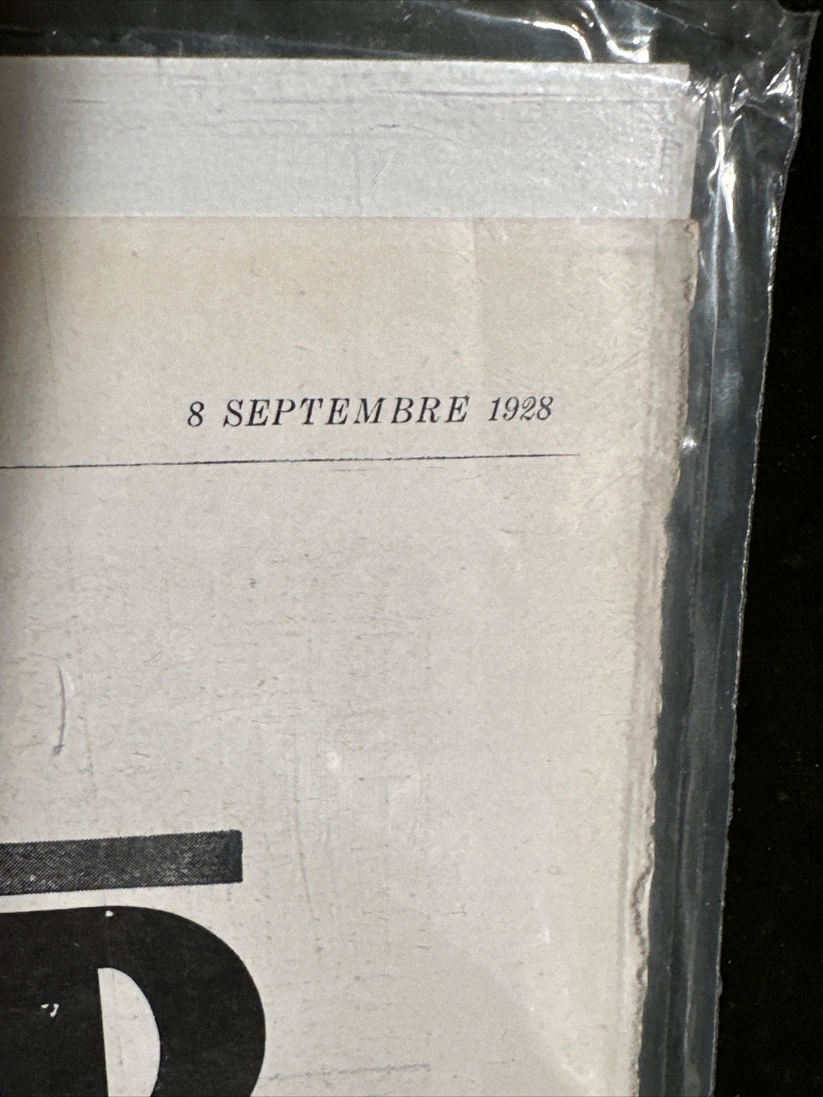 ☮️ 1928 STANDARD MOTOR OIL ADVERTISEMENT – FROM PARIS FRANCE