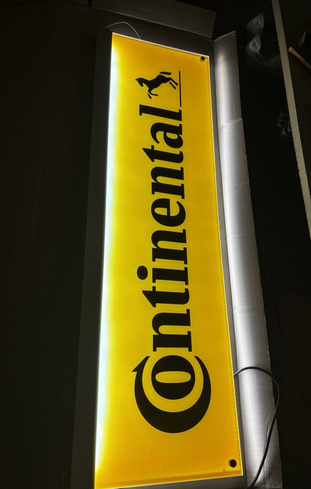 Continental Tire LED DOUBLE SIDED 36” X 11”Gas Station Display Window Sign