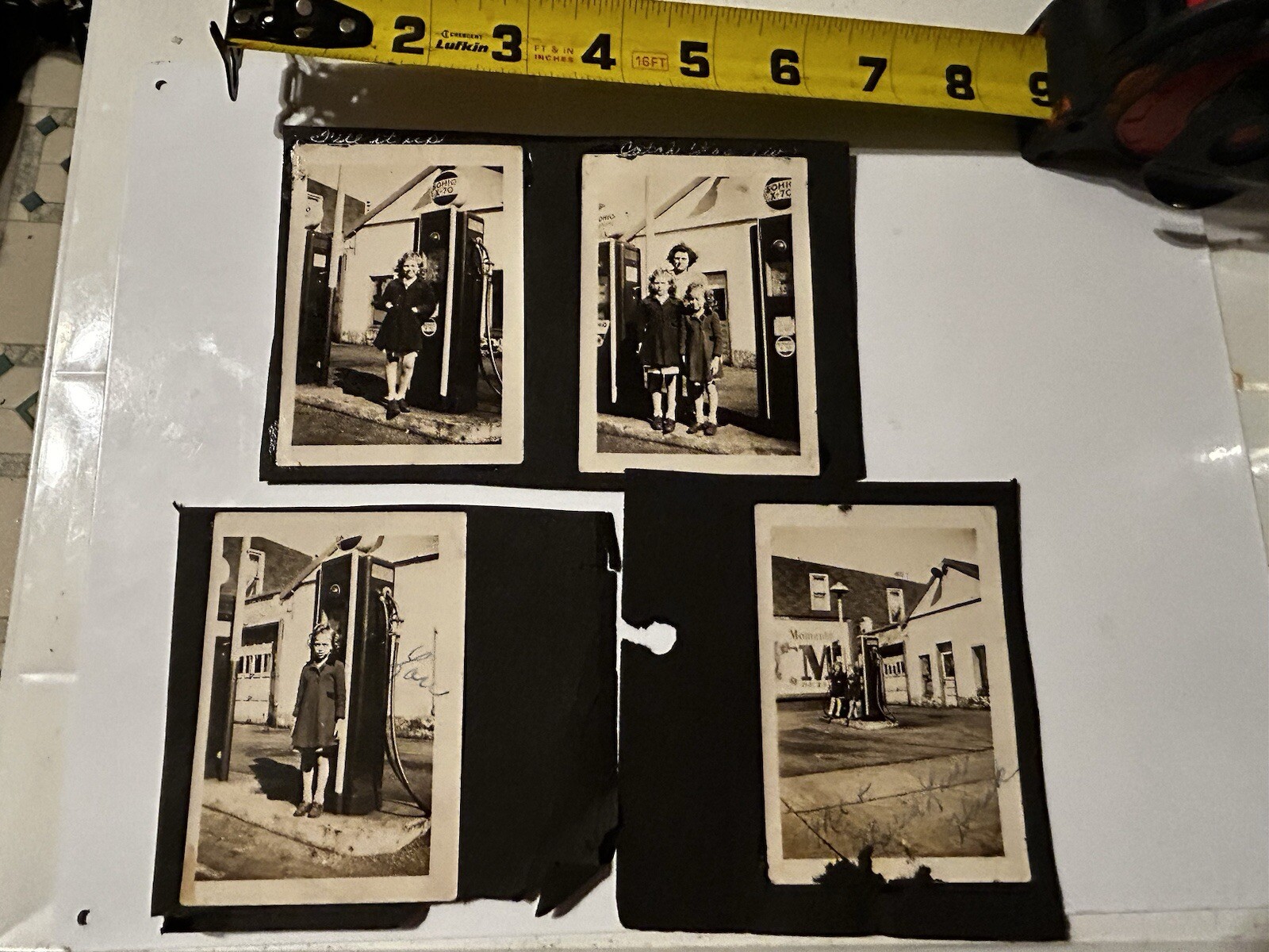 Sohio Gas Station Pump X-70 Supreme Oil Photo Dealer Lot Children Vintage