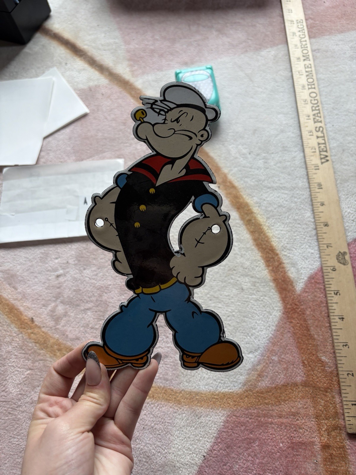 Porcelain Popeye Sign