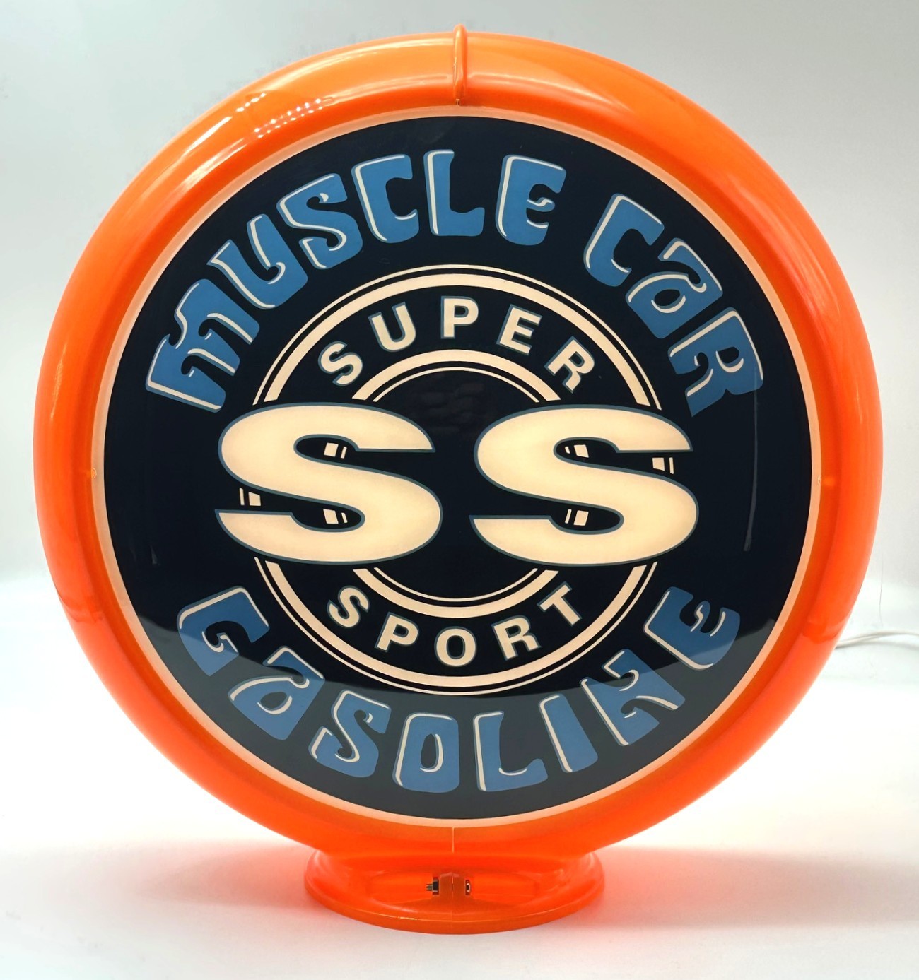 NEW SS MUSCLE CAR GASOLINE 13.5″ Gas Pump Globe – CHEVY SS FANS CK THIS OUT!