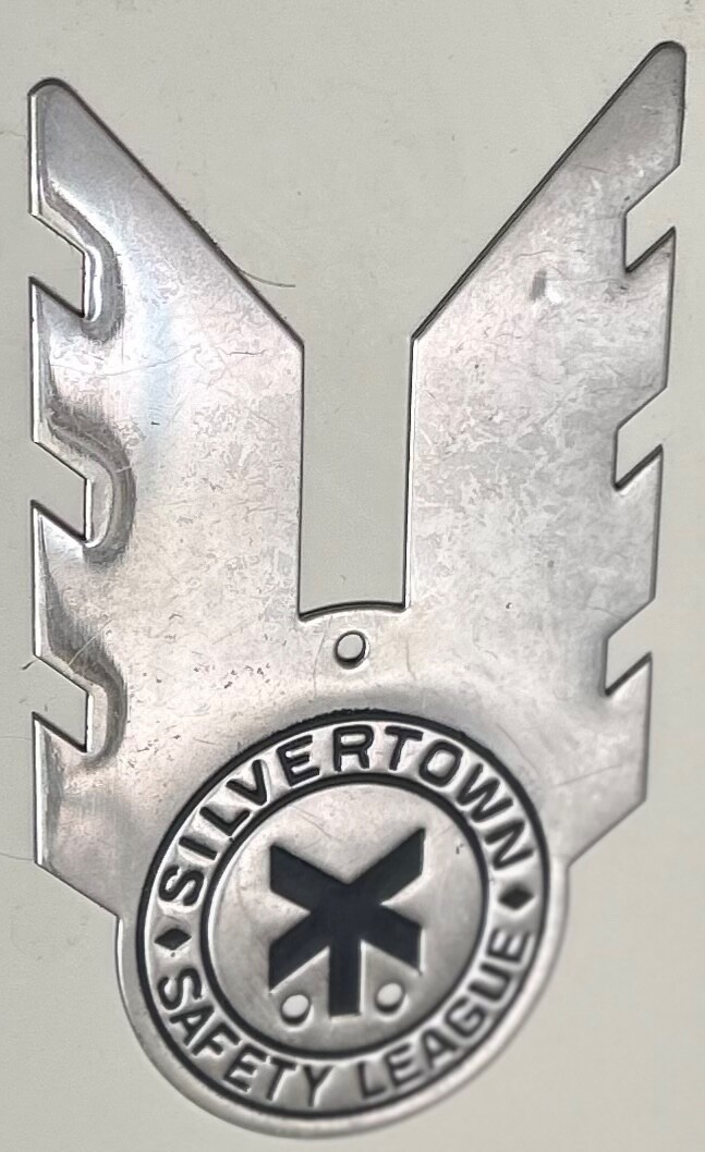 Vintage Silvertown Advertising License Plate Topper 1930’s – 40s. Beauty!!