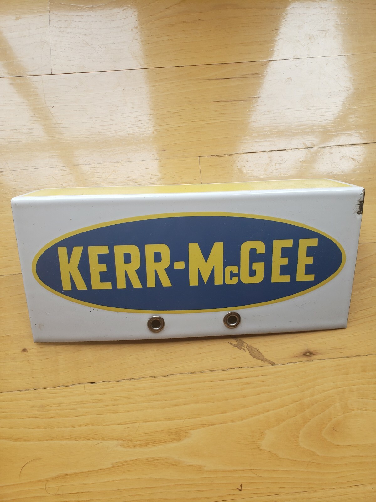 Original Kerr Mcgee oil pipeline sign