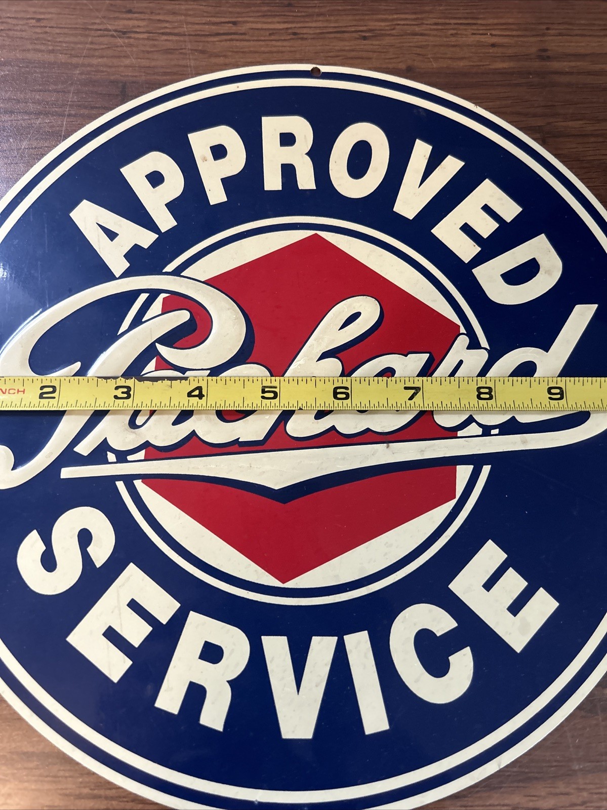 Packard Approved Service Aluminum Metal Sign / Remake and in Good condition