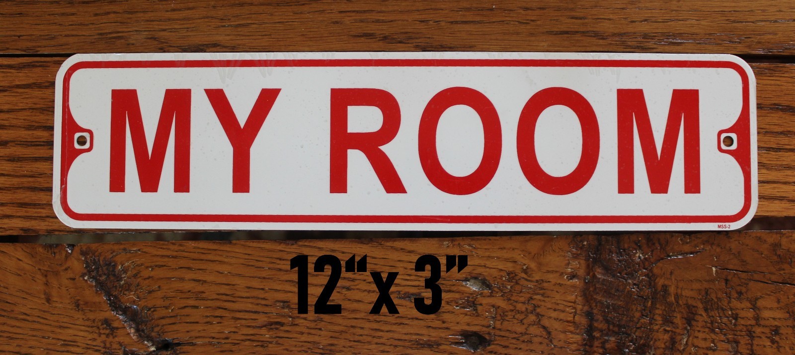My Room Metal Street Sign Quality Crafted maker Door Decor Boys Girl 12″ x 3″
