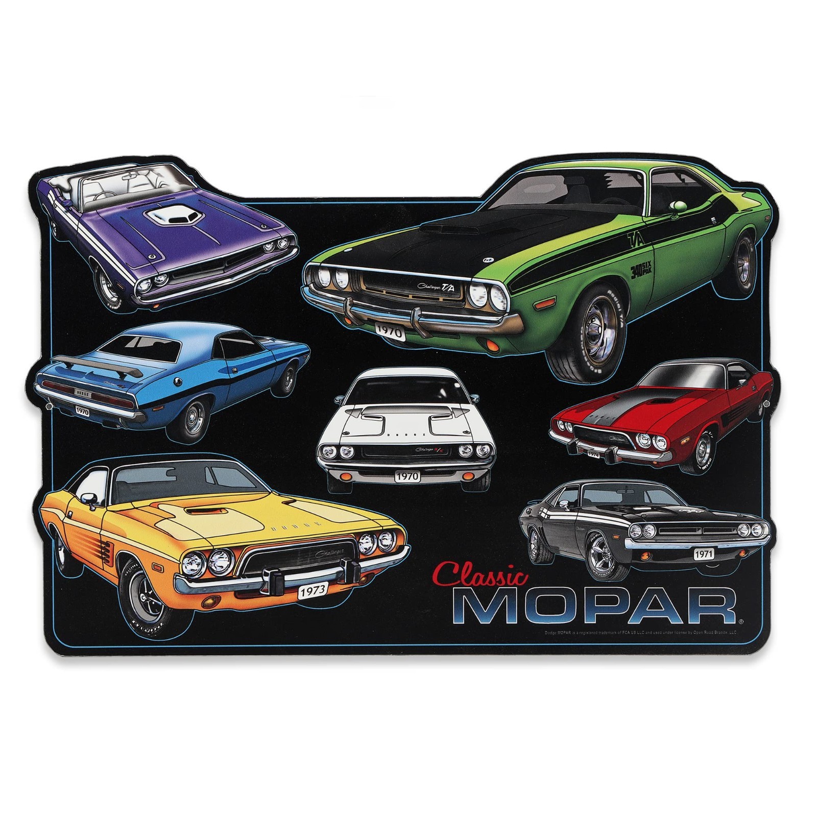 Large Classic Metal Sign – Mopar Collage Decor for Garage, Man Cave, or Shop