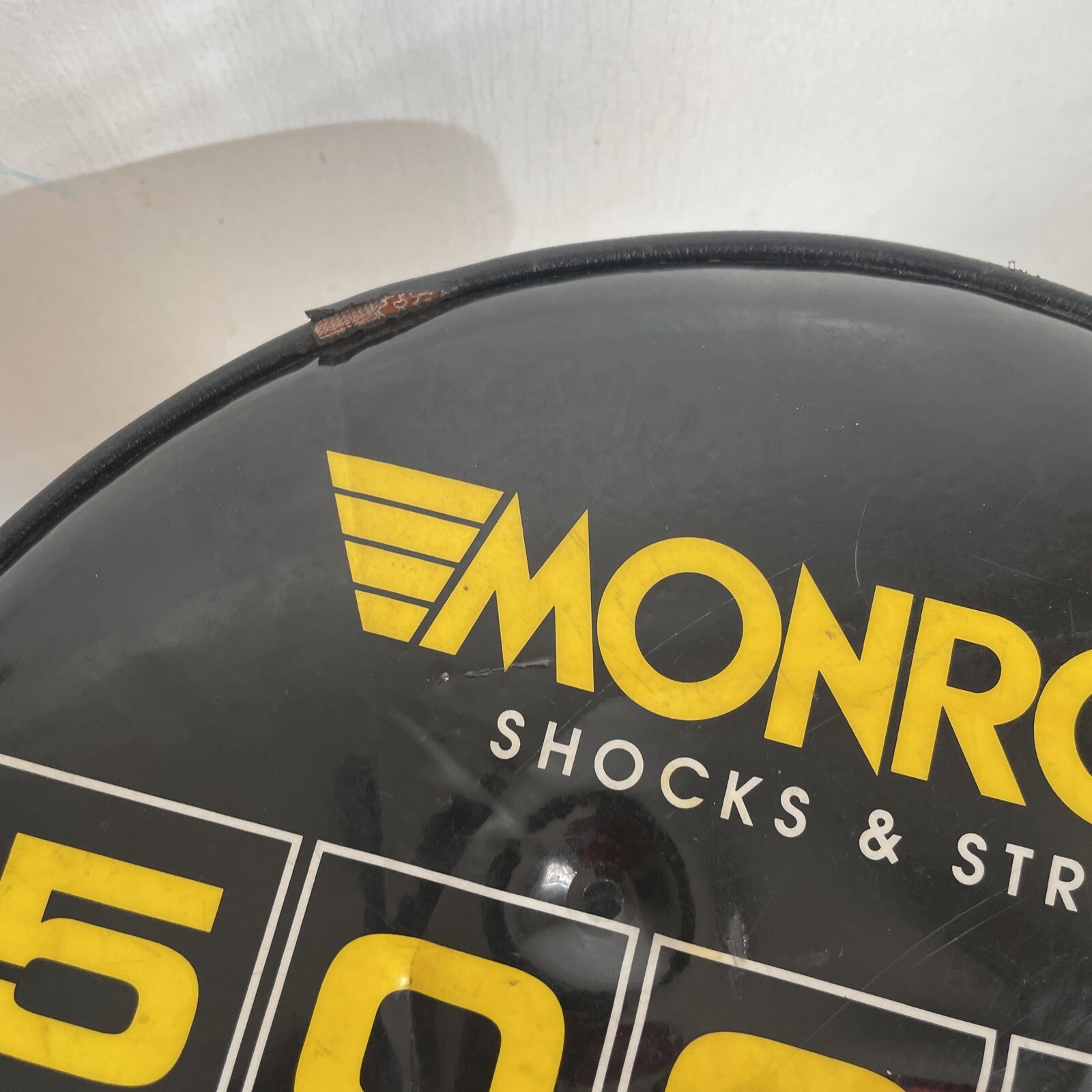 Unique Vintage Seat Garage Counter MONROE SHOCK BarStool or Mancave Lookpicture