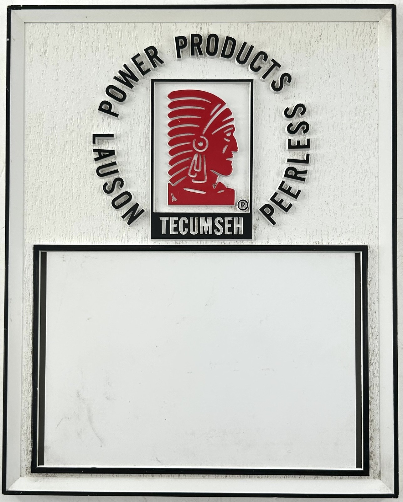 Vintage Tecumseh Engines Plastic Sign – SHOW N SELL Signs – Milwaukee, WI