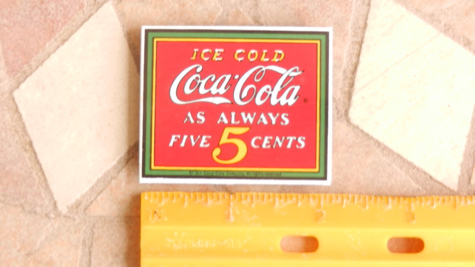 Ande Rooney Coca Cola Sign Refrigerator / Tool Box Magnet