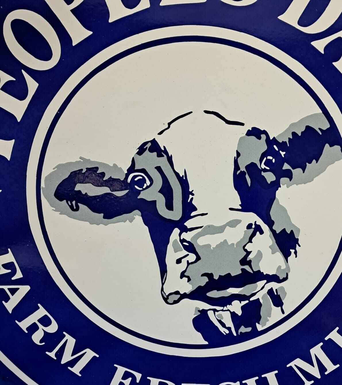 2 Porcelain Enamel Sign, More Details In Description