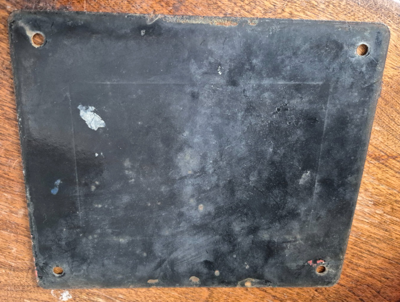 Old Original Vintage Porcelain CONTAINS LEAD (Tetraethyl) Gas Pump Plate Sign