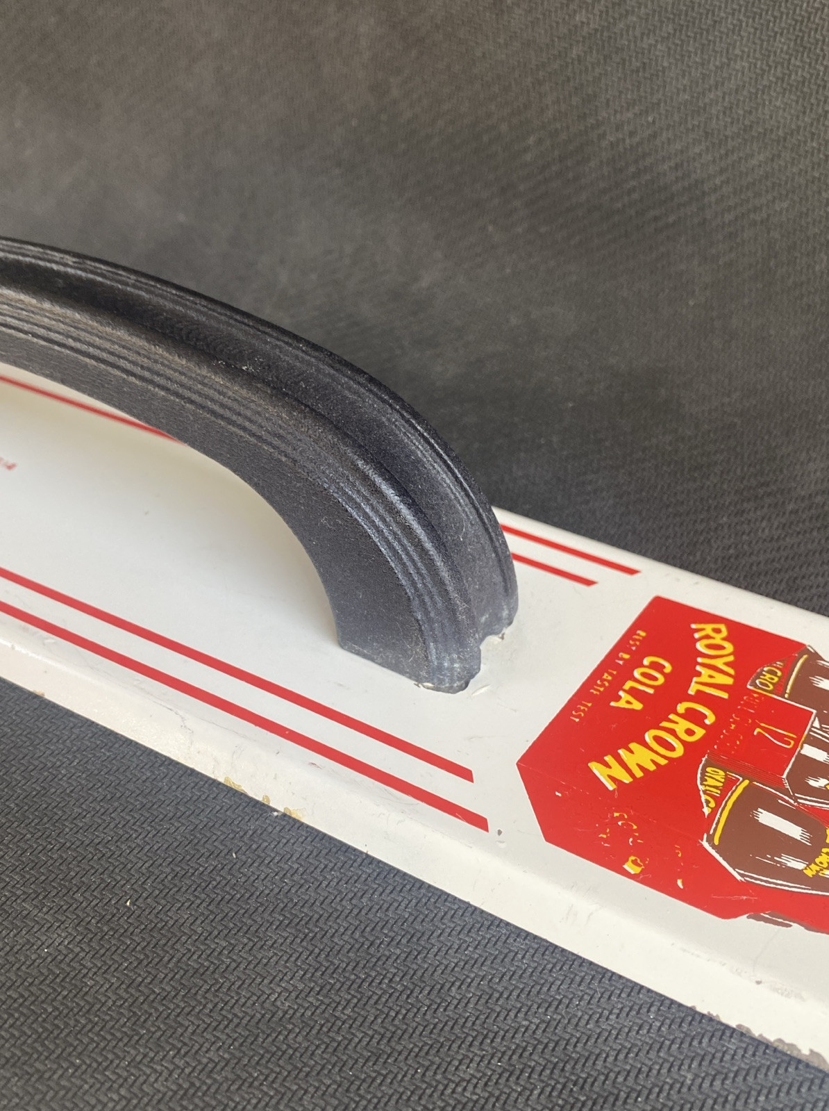 Vintage ROYAL CROWN COLA DOOR PULL Rare Old Advertising RC COLA A4