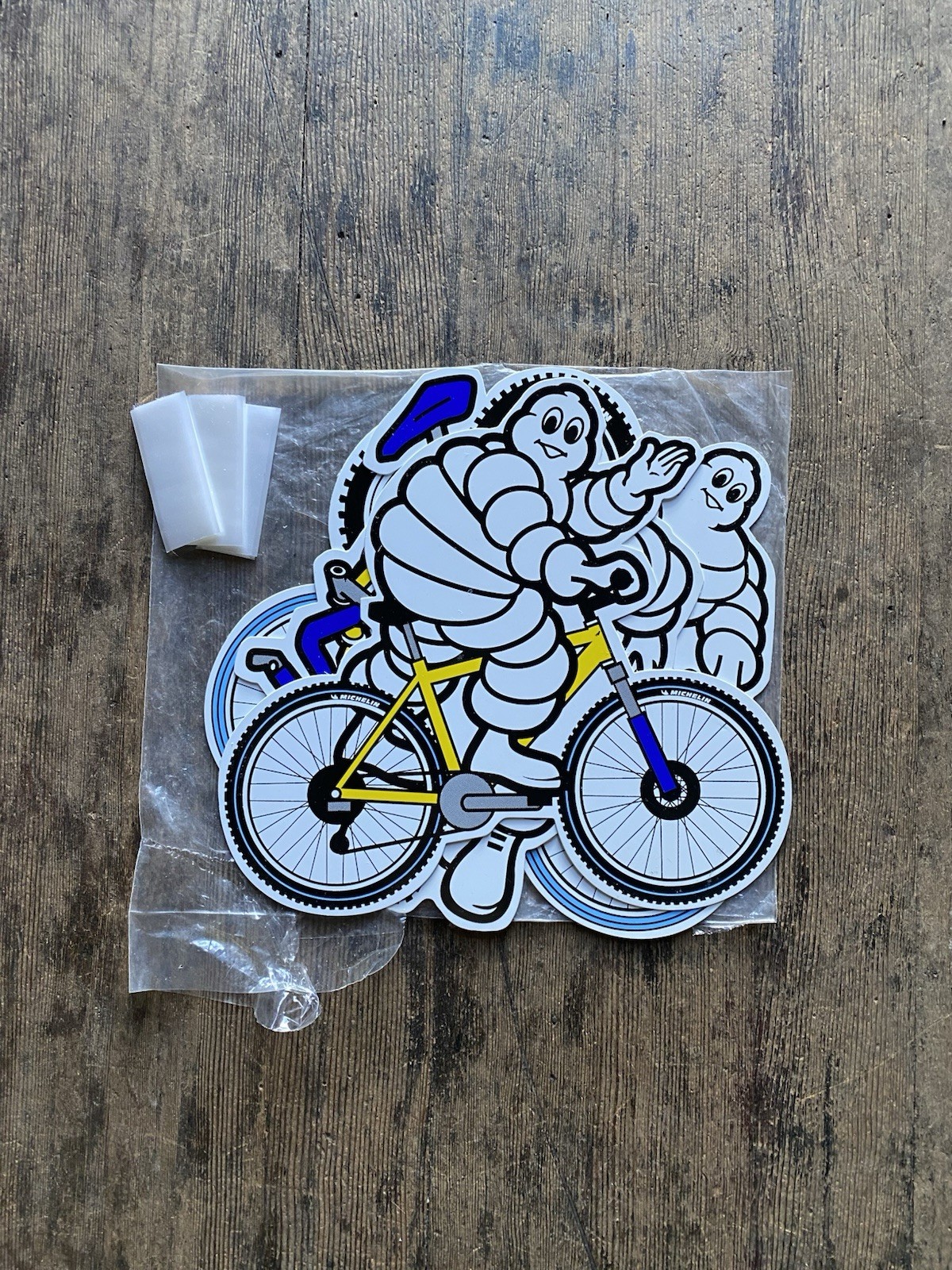 Vintage Michelin Man Bicycle Tire Advertising Promo Lot Signs Bike Display