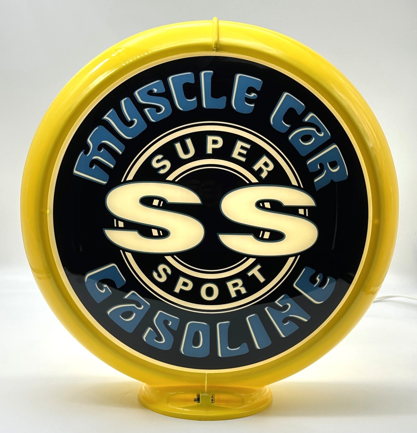 NEW SS MUSCLE CAR GASOLINE 13.5″ Gas Pump Globe – CHEVY SS FANS CK THIS OUT!