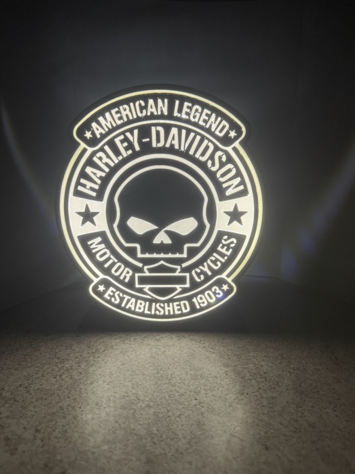Harley Davidson Willie G Light Box