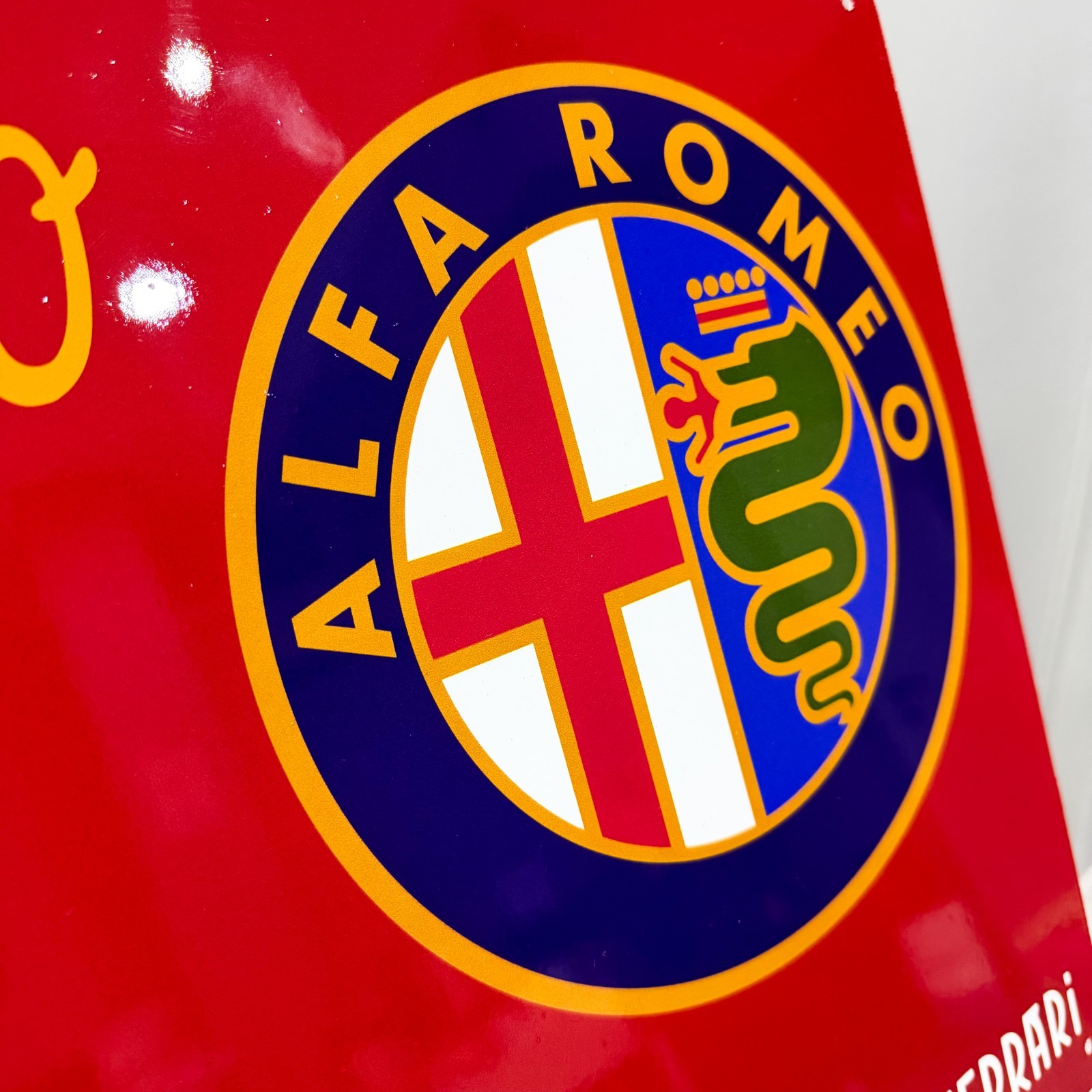Alfa Romeo Emilia Romagna Heavy Metal Sign – 60 × 40 cm (23.6” × 15.7”)