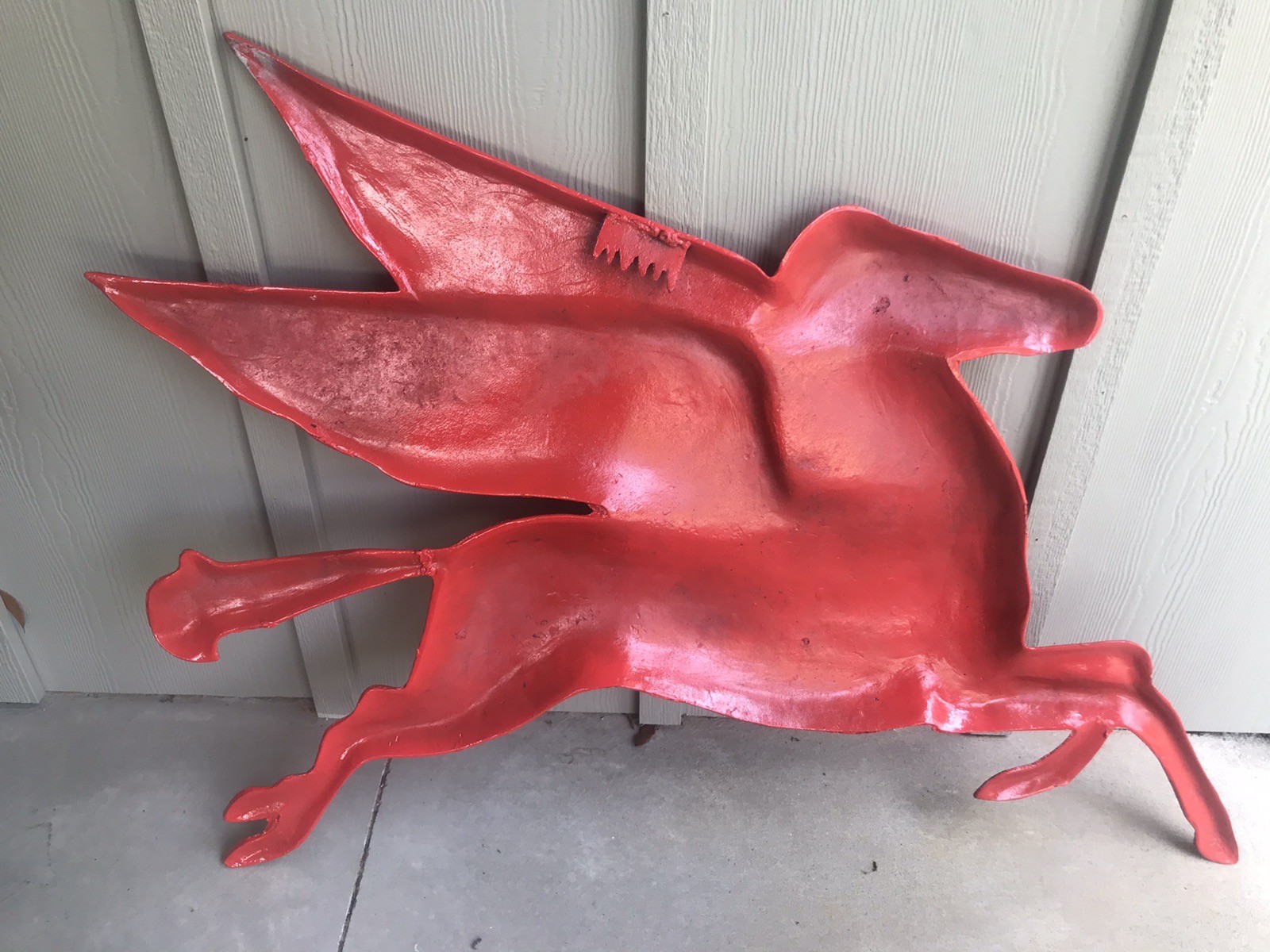 PEGASUS GAS & OIL STATION 3D -GARAGE MAN CAVE BUBBLE SIGN-Mobil?