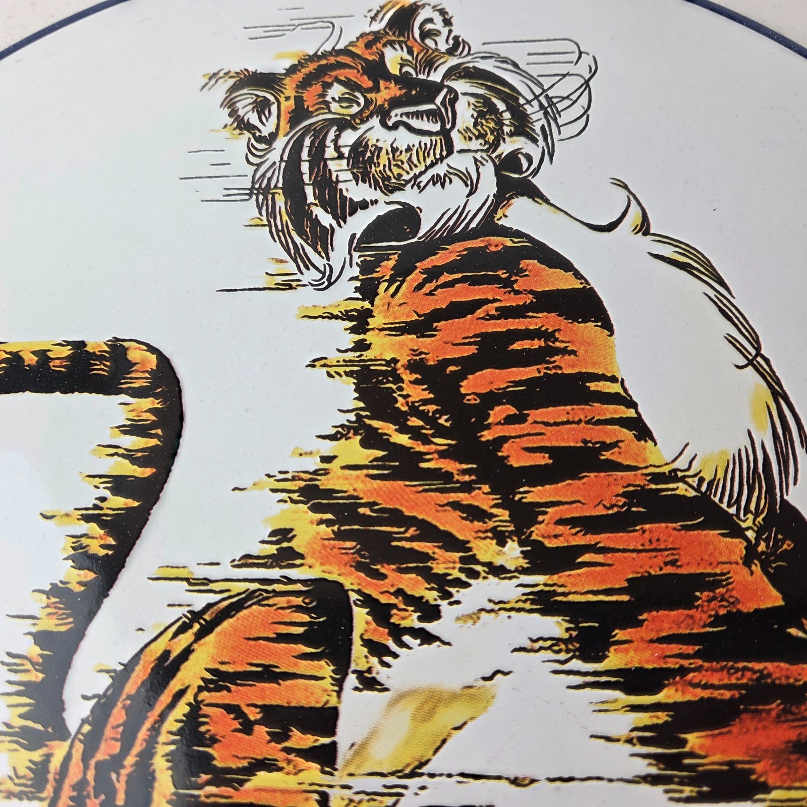Vintage Esso Gasoline Sign – Tiger Gas Service Station Auto Tank Porcelain Sign