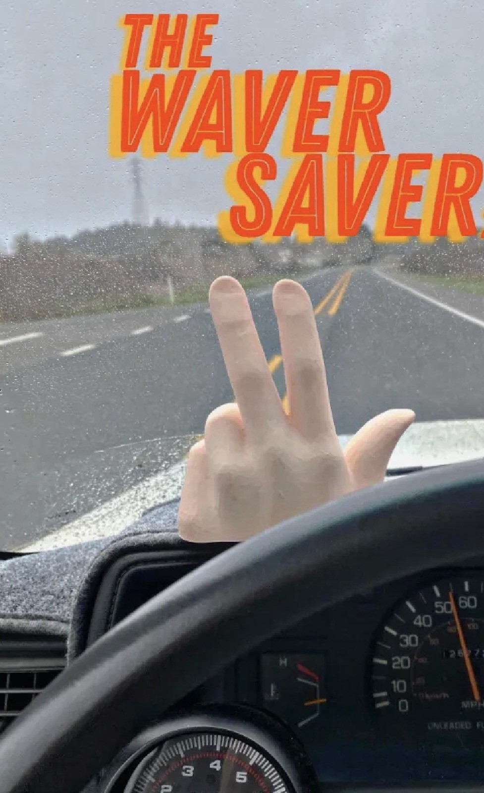 The Waver Saver *Dash Mounted Waving Hand*