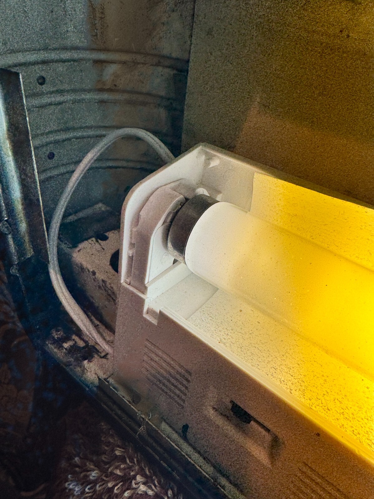 Vintage 1940s PASTIME CLUB Champion Spark Plug Art Deco Clock Light