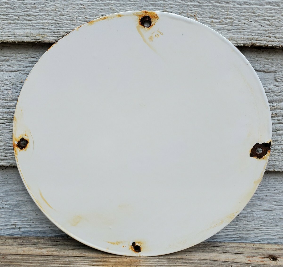 OLD SUNOCO MERCURY MADE MOTOR OIL PORCELAIN ENAMEL GAS PUMP STATION SIGN