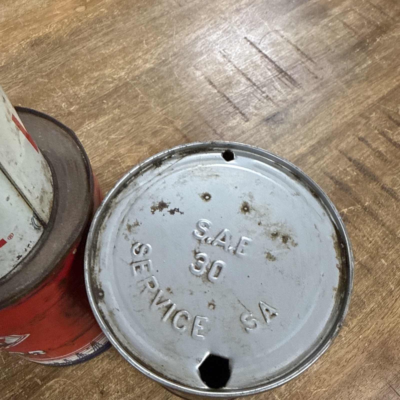 5 PIECE VINTAGE OIL COLLECTION -VALVOLINE – TEXACO-SKELLY- CONOCO- Empty