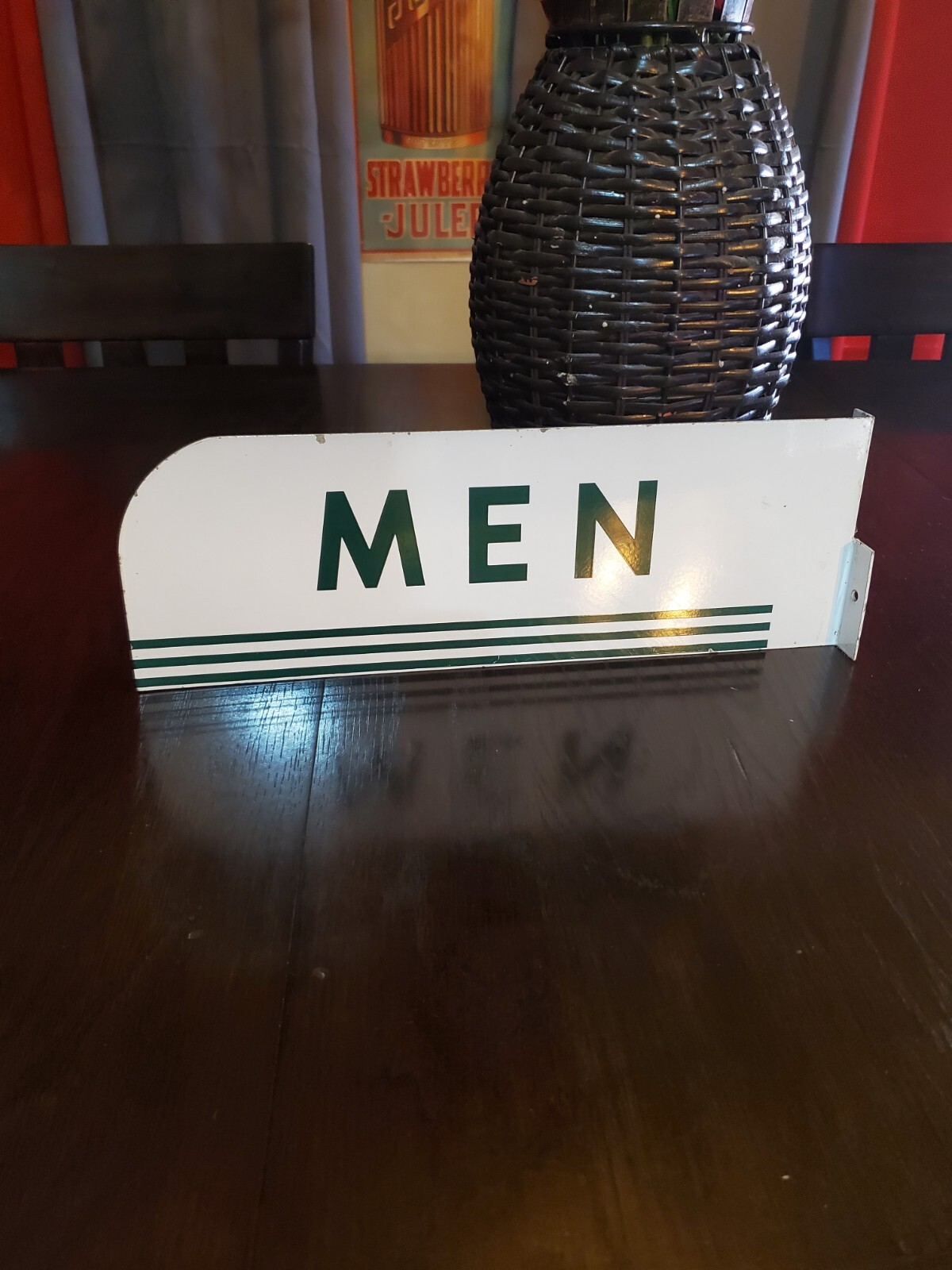 Texaco Mens Restroom Sign