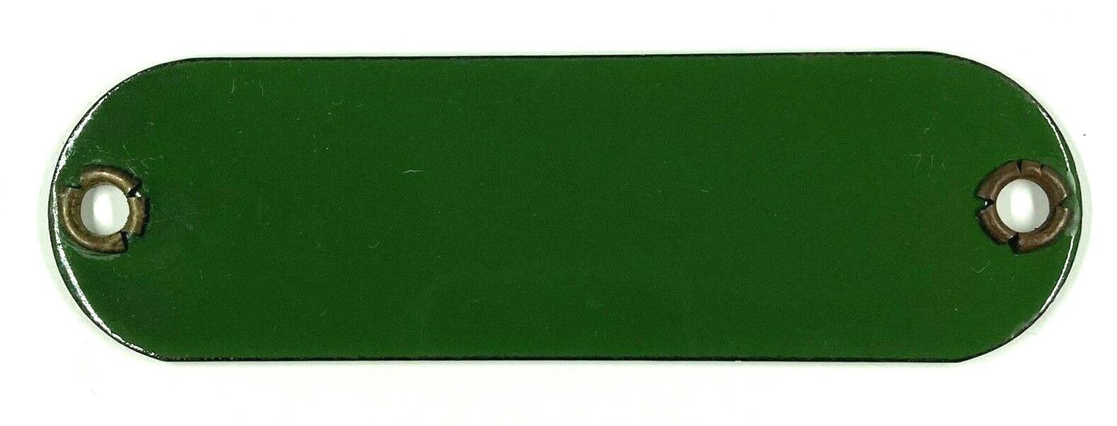 Vintage Triton TB Motor Oil SAE 20 Porcelain Gas Fuel Tag Sign Badge Green White