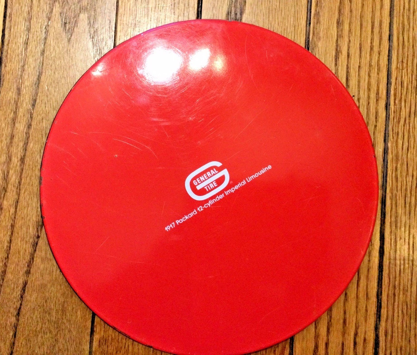 Vintage 🛞General Tire Metal Serving Tray 1917 Packard 12-Cylinder Imperial Limo