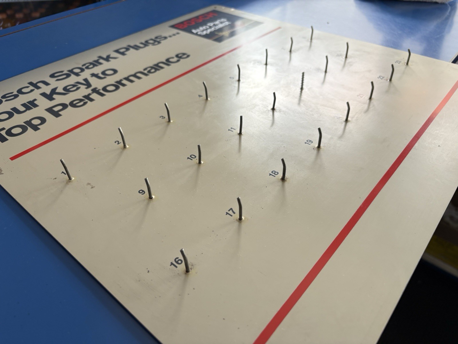 ORIGINAL BOSCH SPARK PLUG 23 KEY HOLDER – SEE ALL PICS