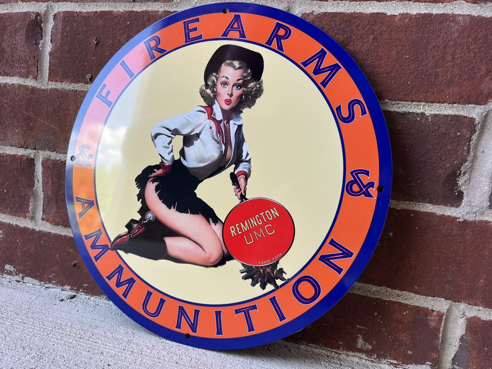 12” Remington UMC Arms Ammunition Cartridges Ammo Rifle Vintage Style Steel Sign