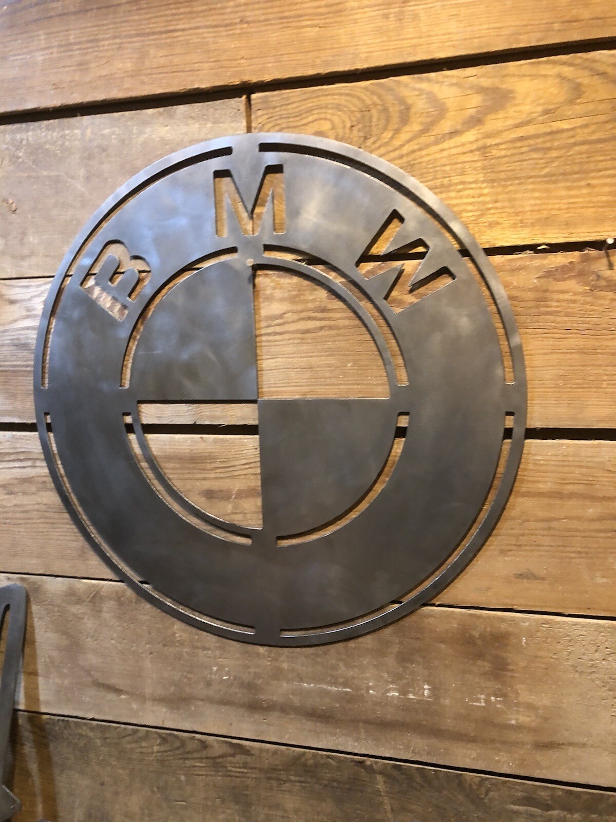 Steel Bmw Sign Car Garage Oil Can Gas Pump Shop Dealer Series 5 3 Toy Model