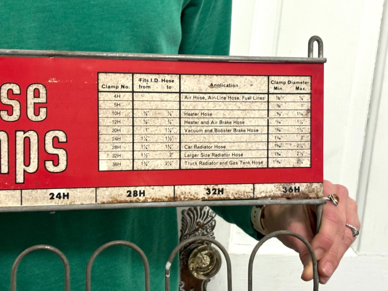 Vtg 1950s-60s Antique Bowes Seal Fast Advertising Metal Sign Display Gas Oil Car