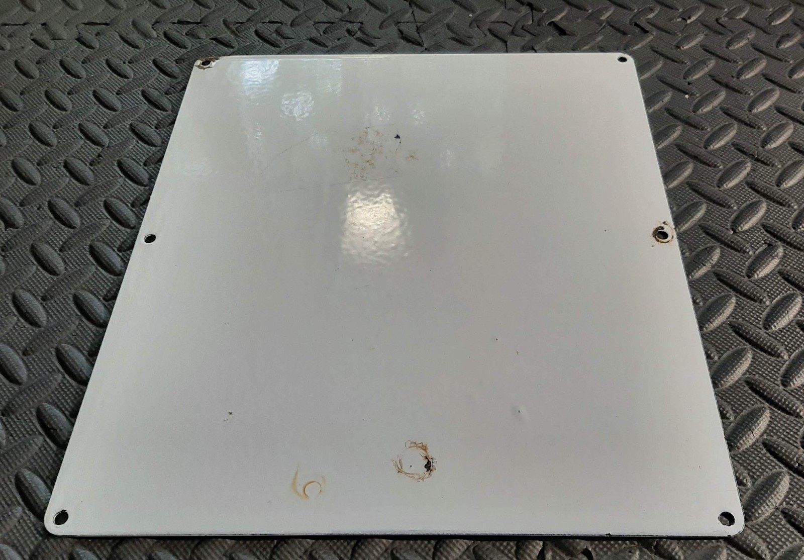 100% ORIGINAL PORCELAIN SINCLAIR DINO PUMP PLATE GAS STATION SIGN NO REPOPS EVER