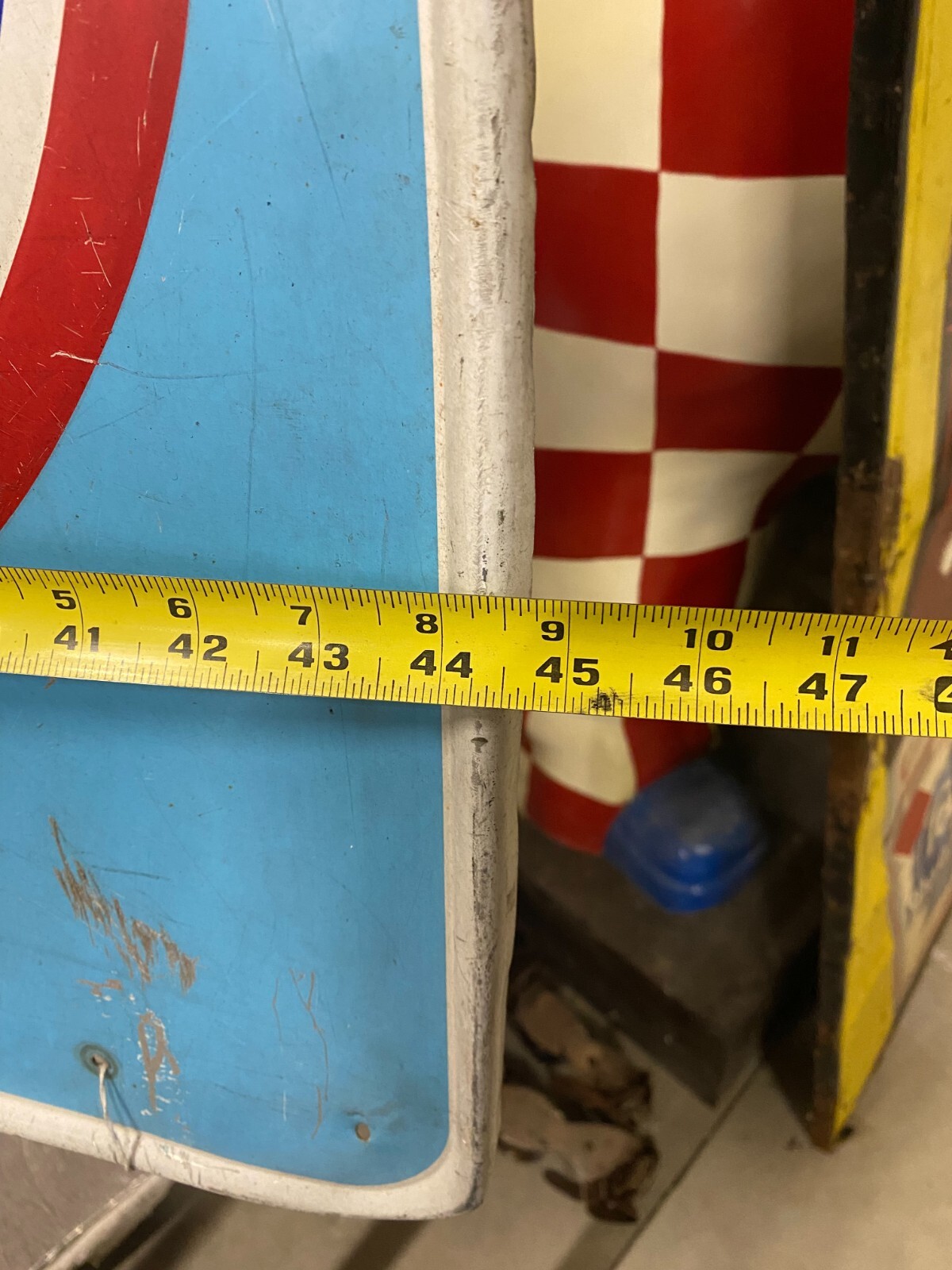 Original Vintage Cooper Tires Sign 45″ x 29″ GAS OIL AUTO