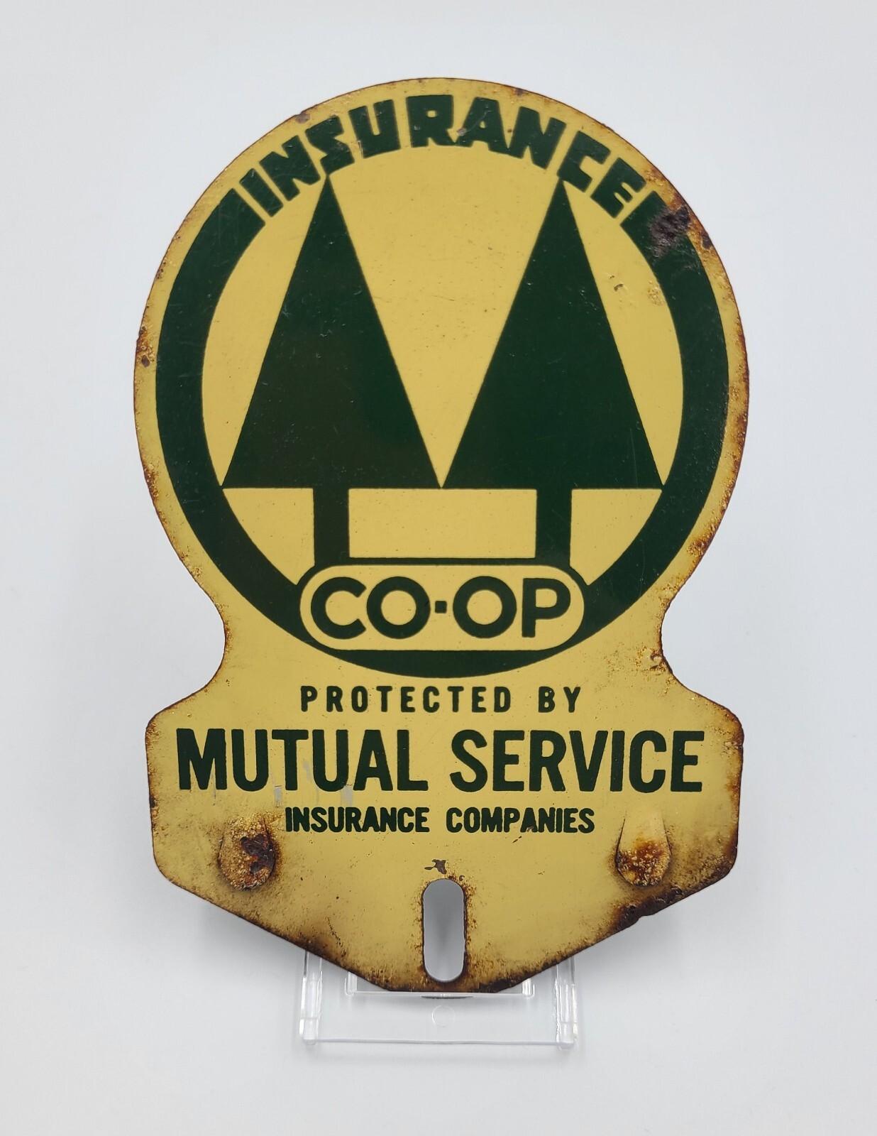 Insurance CO-OP Mutual Service Plate Topper