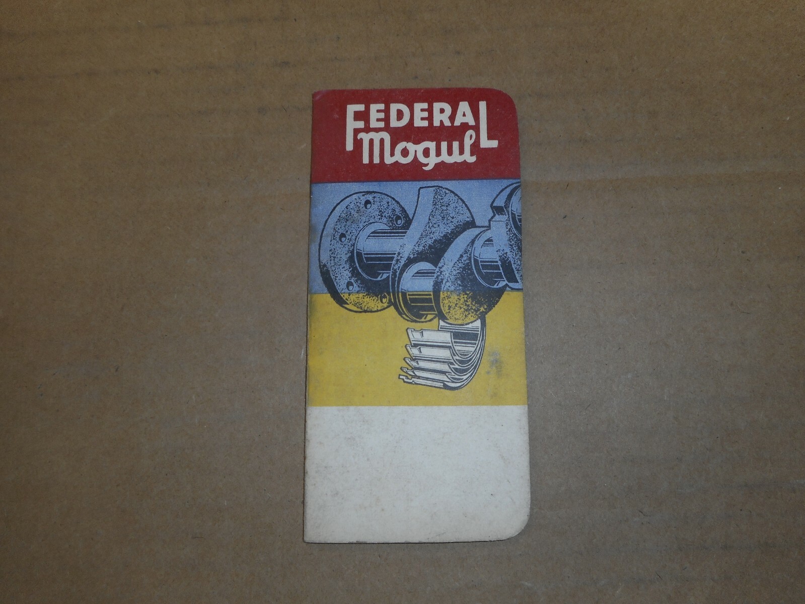 Vintage 1963-64 Federal Mogul Pocket Calendar Gas Station Memorabilia