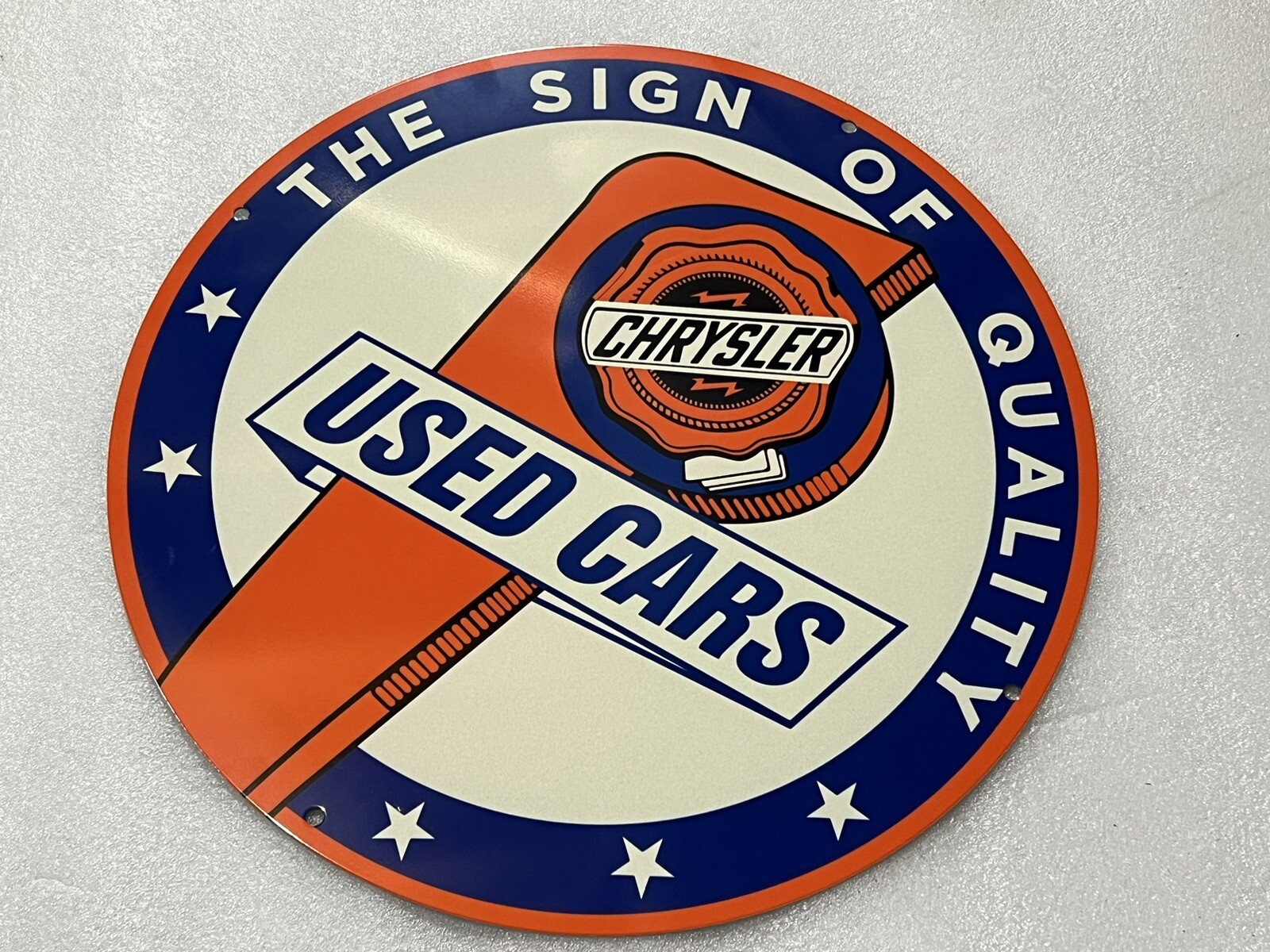 Plymouth Mopar Chrysler used Cars Heavy Steel Metal Vintage Style Sign