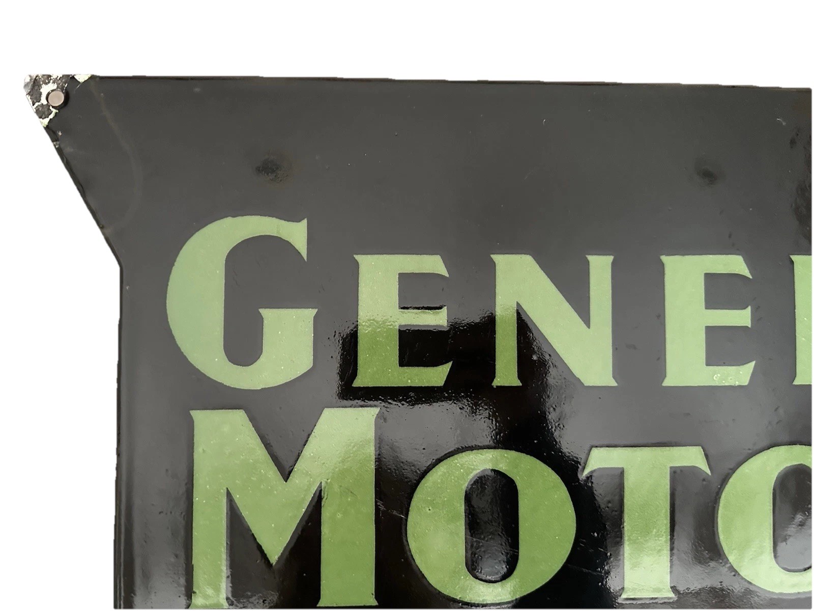 Porcelain Enamel Single Sided General Motors Product Pontiac Sign
