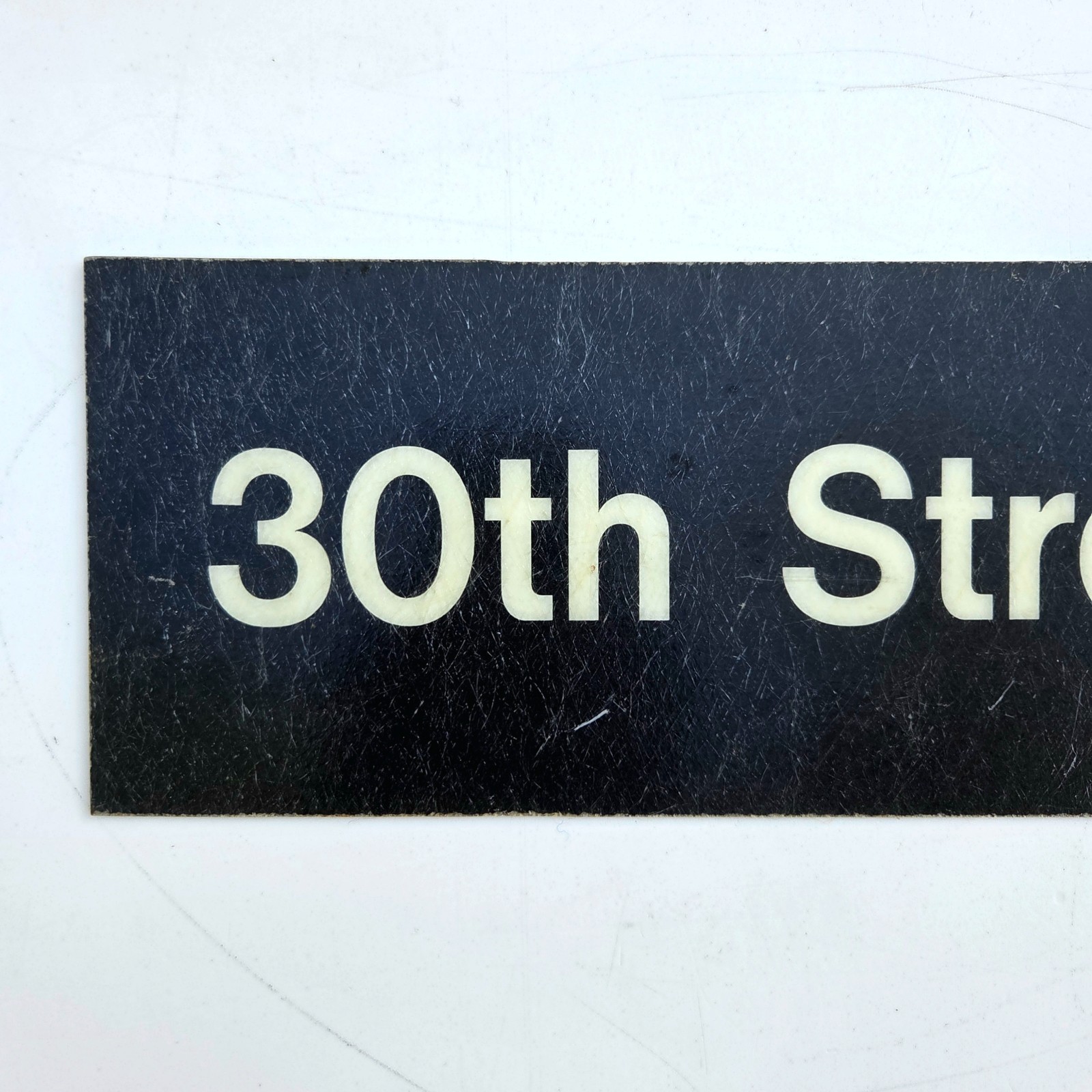 Vtg Septa Sign 30th St Station North Broad Street Double Sided Railroad Subway