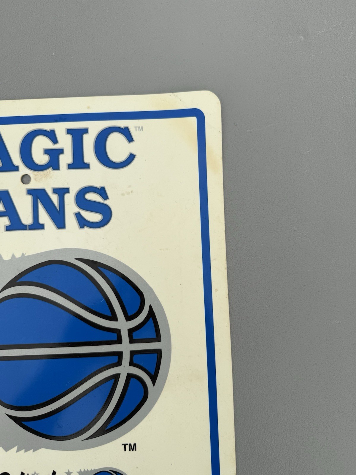Orlando Magic Parking Only Sign – Magic Fans – NBA Vintage Garage Room Sign