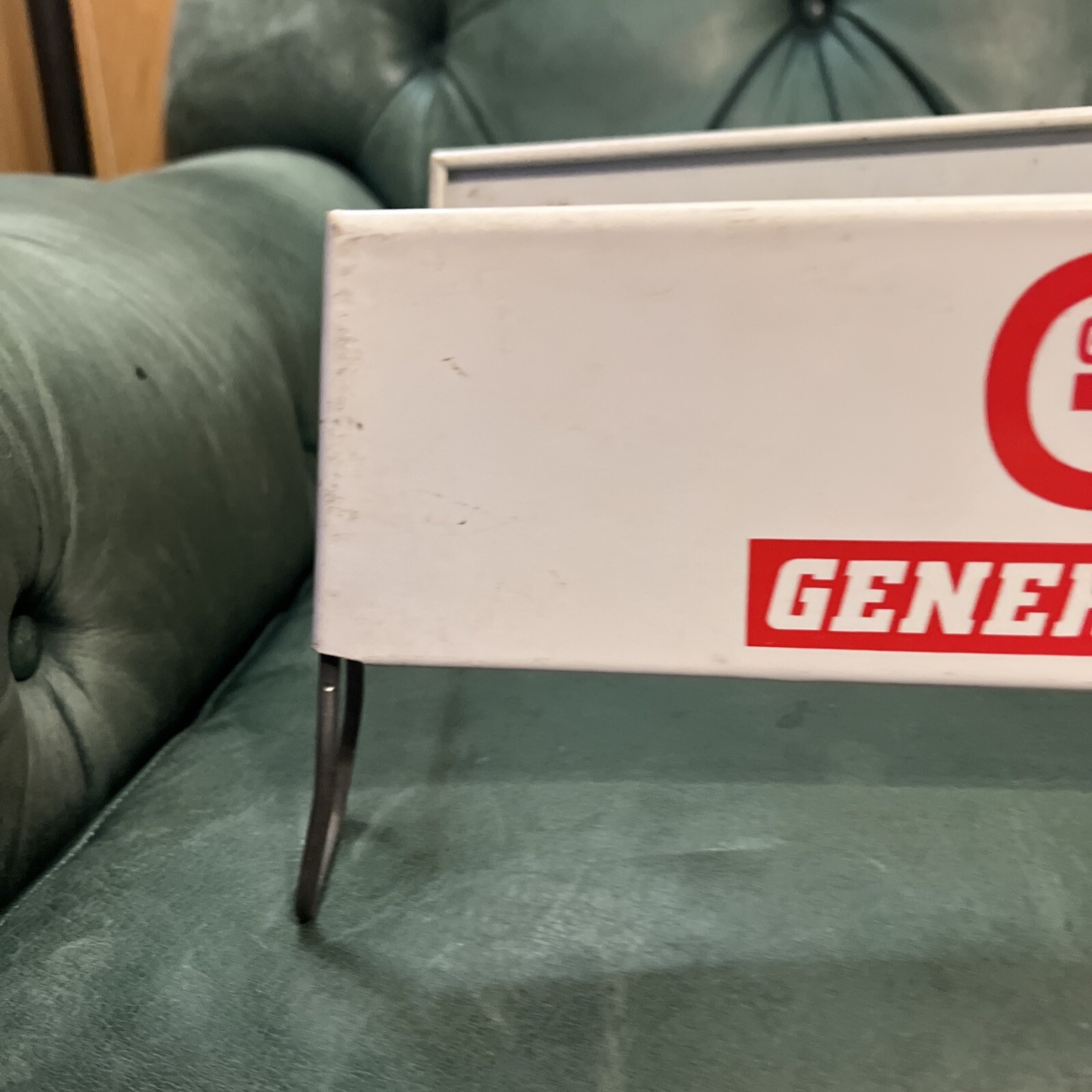 GENERAL TIRE RACK GAS OIL ADVERTISING SIGN