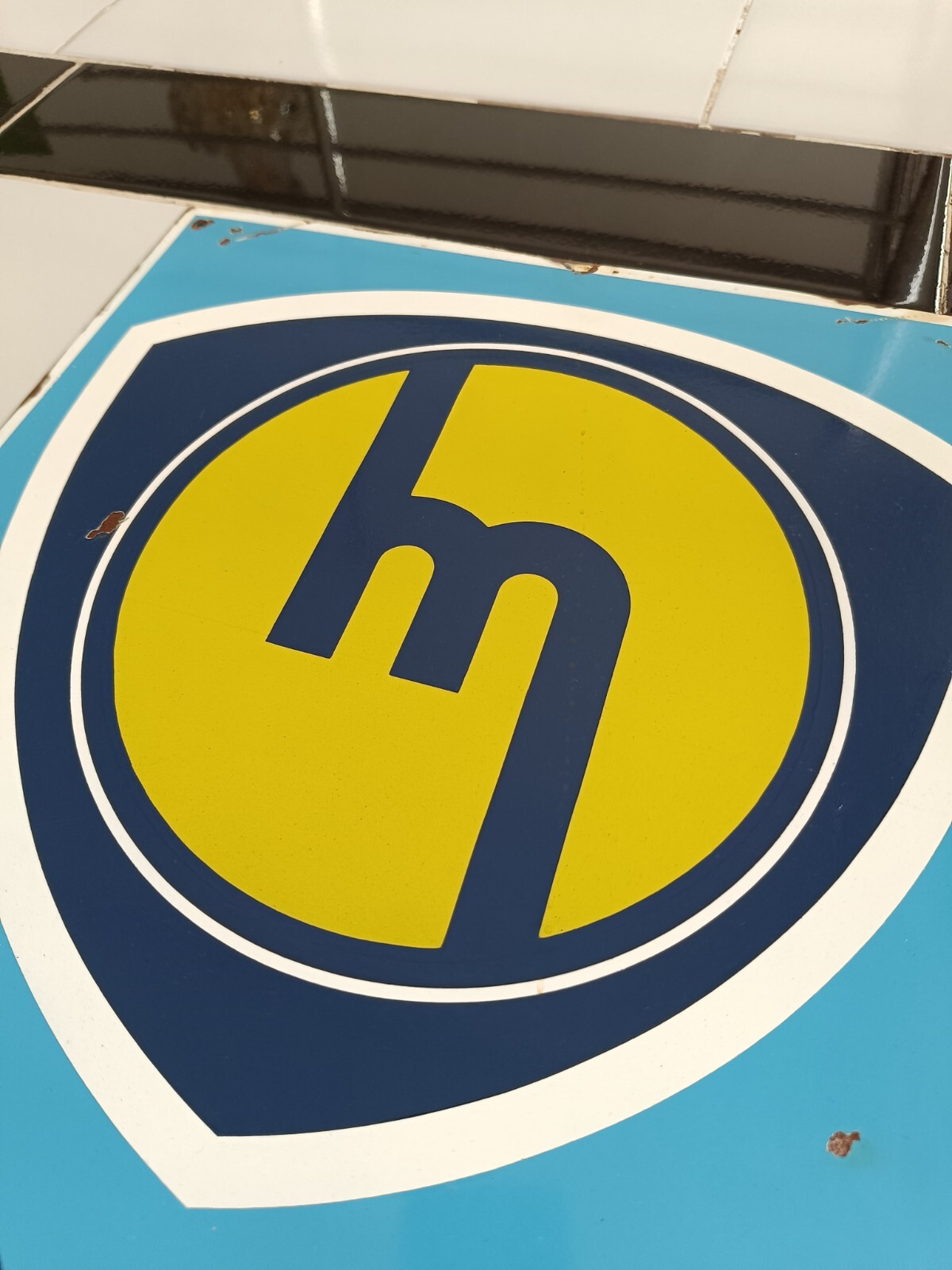 Vintage MAZDA Sign no Porcelain Sign – Car Dealership Automobile Gas Pump Signs