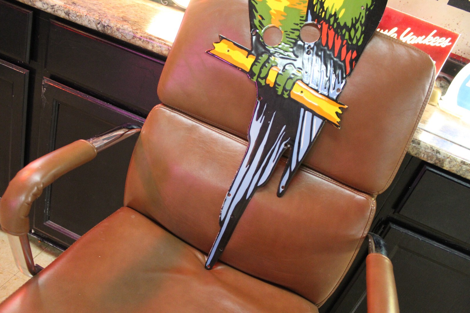 RARE POLL PARROT SHOE DEALER PORCELAIN METAL NEON SIGN SKIN TROPICAL TIKI BAR 66